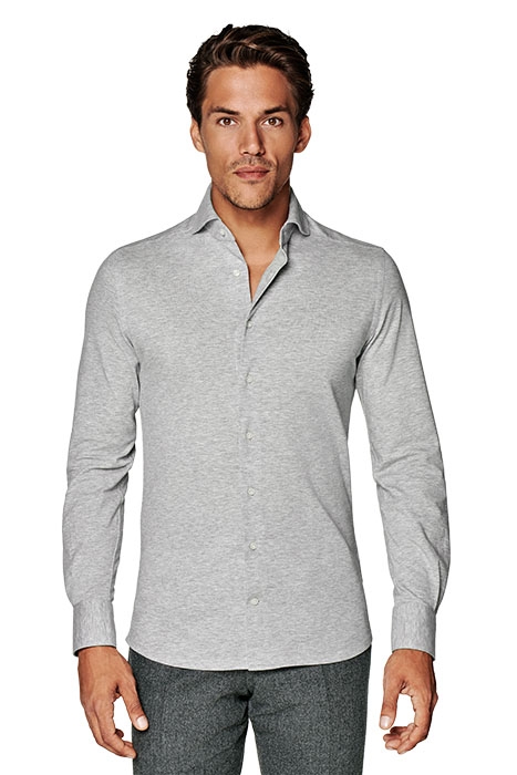 GREY EXTRA SLIM FIT SHIRT 1