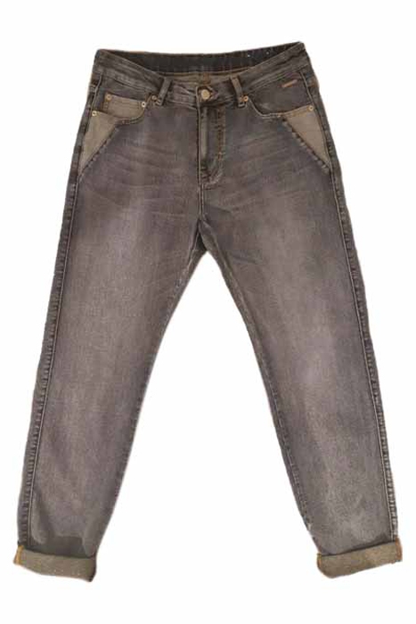 TAPERED JEANS BLACK GOLD TWILL DENIM GREY DENIM 1
