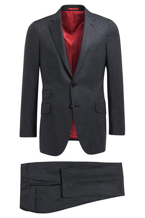 DARK GREY BIRD'S EYE SIENNA SUIT 2