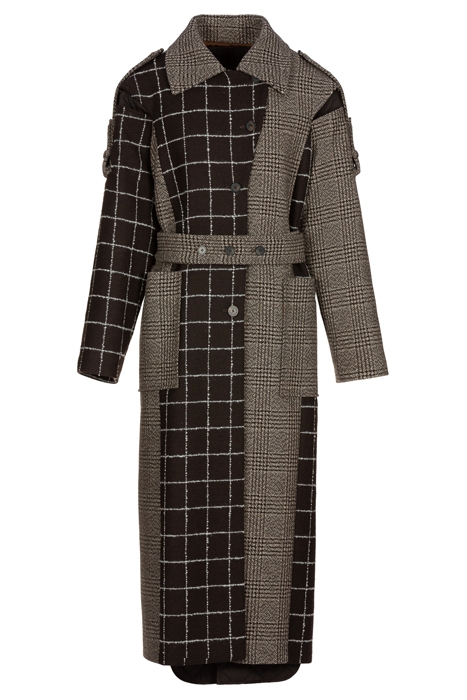 LOVE COAT BROWN CHECK 1