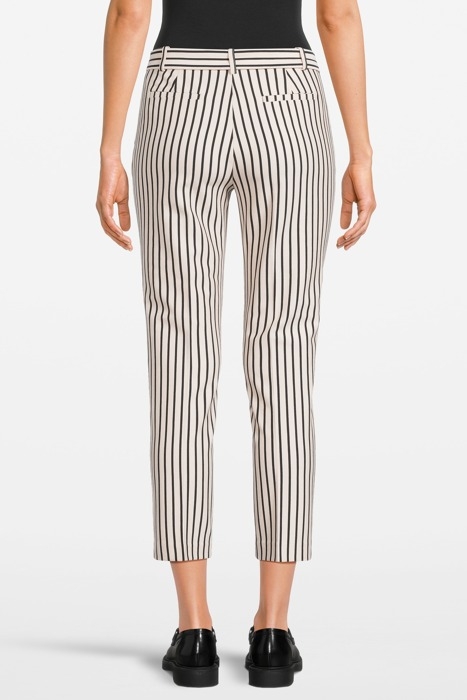 POTENZA 1 PANTALONE PUNTO ROMA ECRU/NAVY BLUE 2