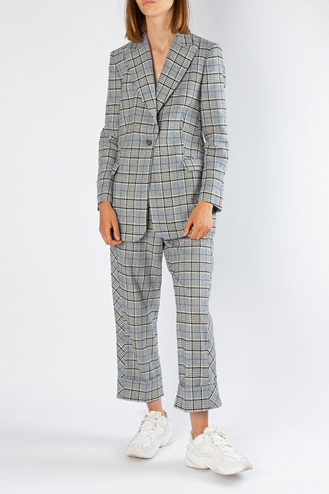 PATTERN BLAZER BLACK & GREY CHECK 2