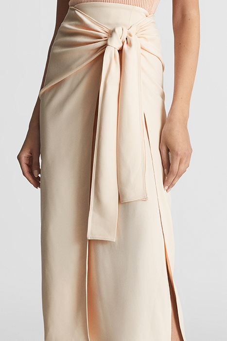 ALISON-TIE WAIST MIDI PEN CREAM 5