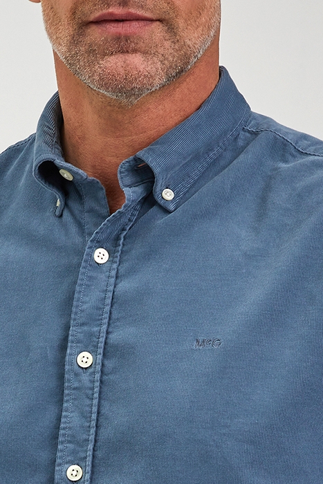 CORDUROY SHIRT GMD MEDIUM BLUE 5