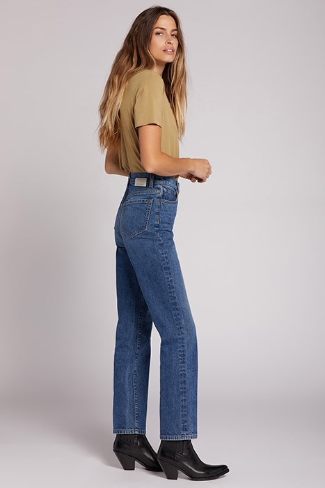 THE SOULMATE HIGH RISE STRAIGHT LEG JEAN LIGHTHOUSE 3