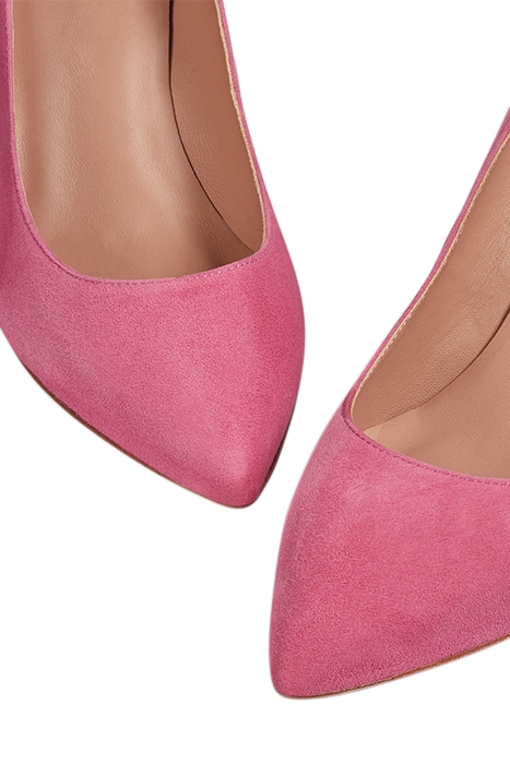FLORET COURT HEEL BRIGHT PINK 4
