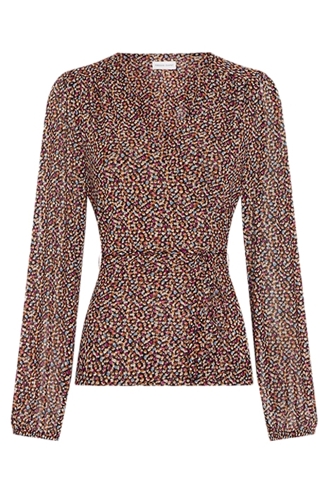 LEVI TOP BLACK/BRIGHT PURPLE 1