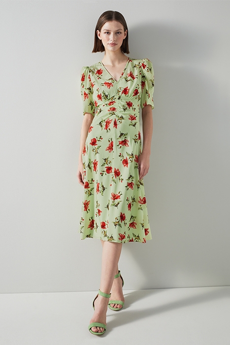 GABBI MIDI DRESS GREEN 1