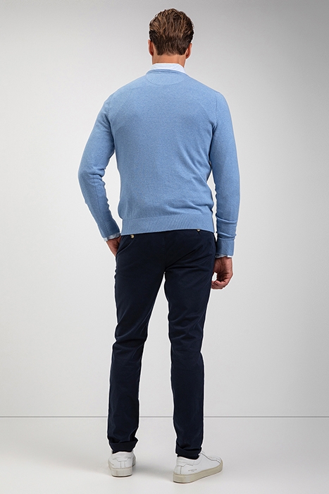 V-NECK SWEATER LIGHT BLUE 3