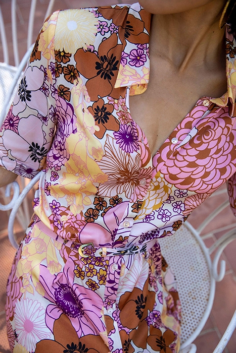 MILA TESS DRESS CREME BRULEE/TERRA C 5