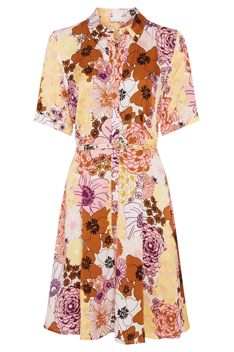 MILA TESS DRESS CREME BRULEE/TERRA C 1