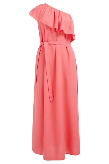DRESS MID LENGTH PINK 1