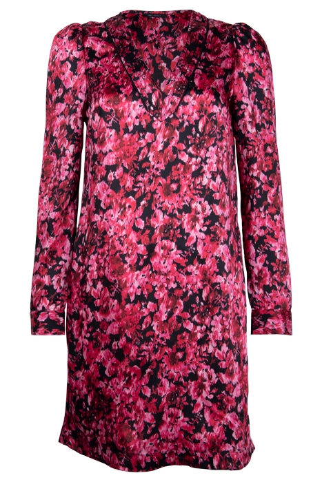 WOMEN'S ROCK PINK FLORAL PRINT DRESS 1