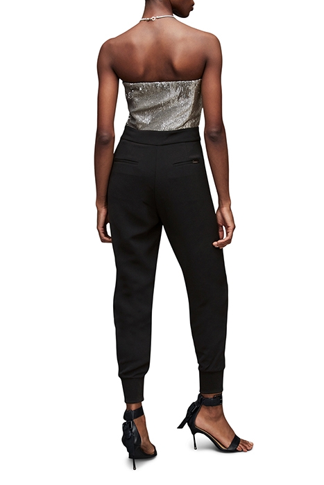 CARO SEQUIN JUMPSUIT BLACK 2