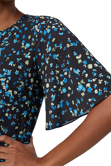 SHEA FERNA VERONA CREPE DRESS BLACK MULTI 3