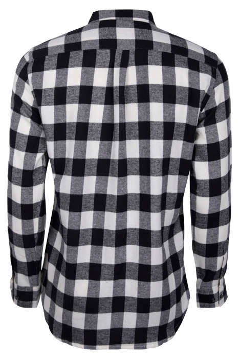 LARGE GINGHAM FLANNEL LS ECRU 2