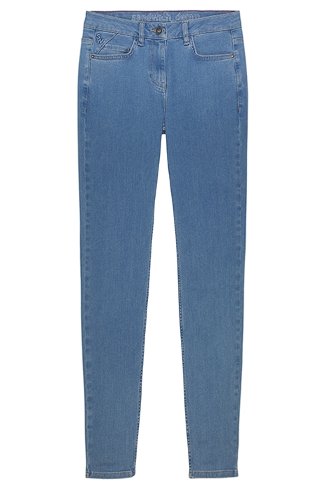 SKINNY HIGH WAIST DENIM MID BLUE DENIM 3