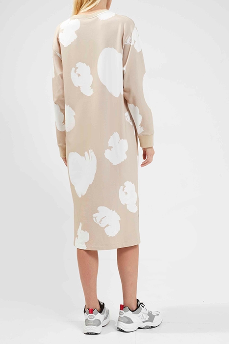 PERI AIMEE JERSEY DRESS CEMENT MULTI 3