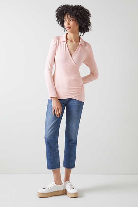 SASKIA LONG-SLEEVED TOP PINK 2