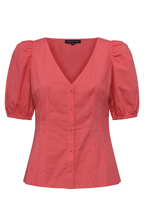 ARMINA ORGNC POPLIN PUFFSLV TP HIBISCUS 3