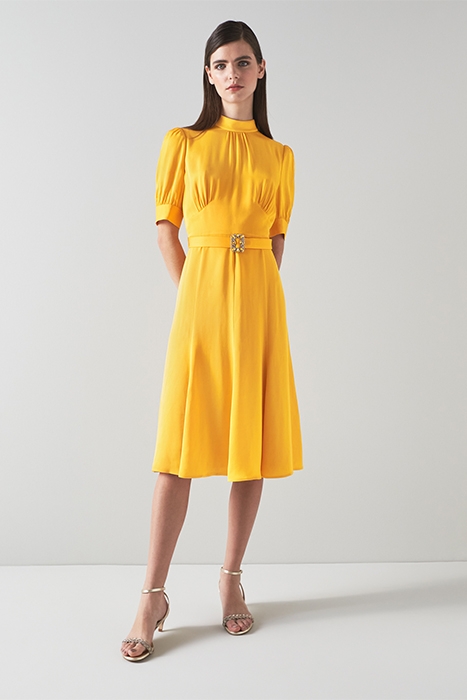INDIA MIDI DRESS YELLOW 2
