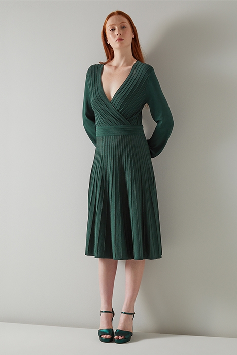 MERIDA MIDI DRESS GREEN 1