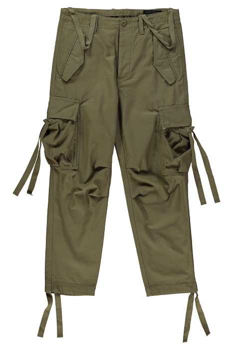 KORA TROUSER WASHED KHAKI GREEN 1