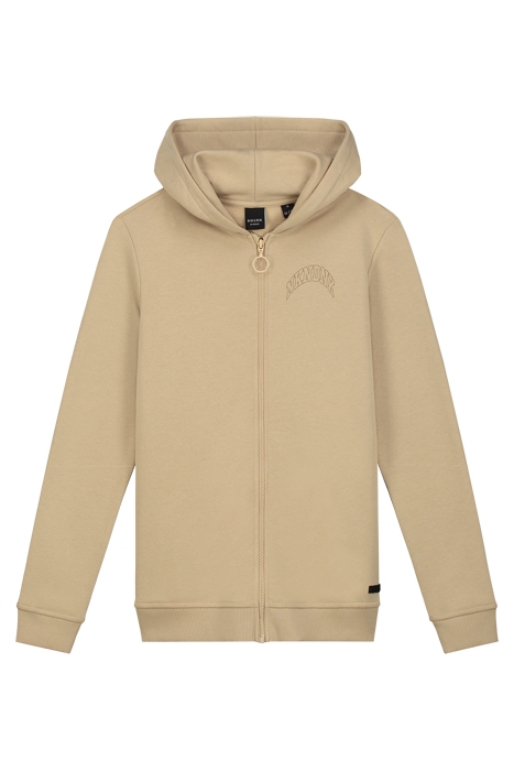 INFLUENCE ZIPPER HOODIE DESERT BROWN 1