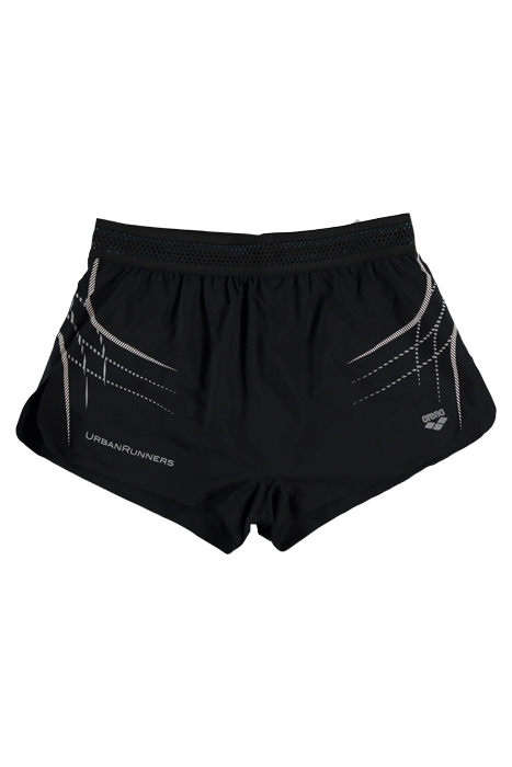 M A-ONE SIDE SPLIT SHORT BLACK UR 1