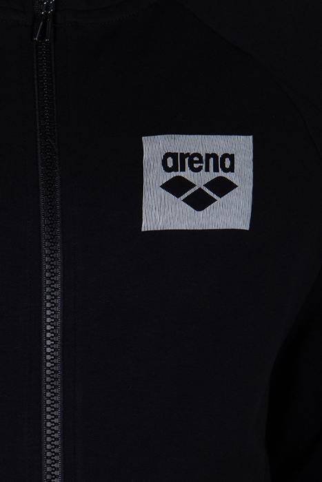 MAN HOODIE FULL ZIP BLACK 3