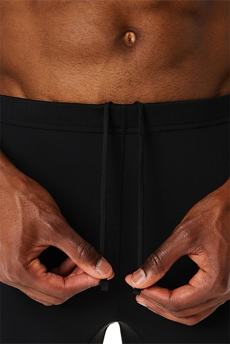 MEN TRACK KNEE TIGHT PERFORMANCE BLACK 6