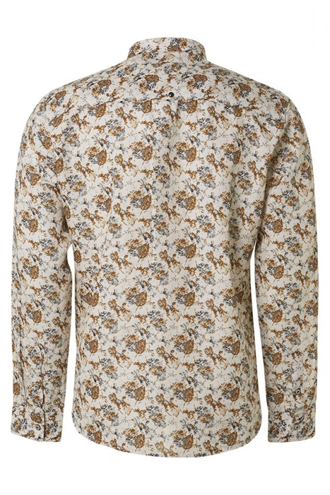 SHIRT ALLOVER PRINTED WITH LINEN OFFWHITE 5