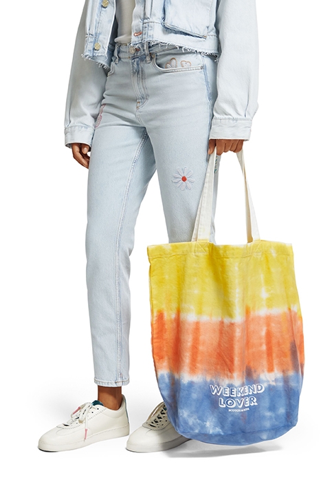 CANVAS TIE-DYE TOTE MULTICOLOUR TIE DYE 3