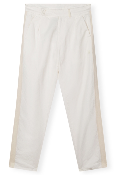 STRAIGHT PANTS SLUB TWILL ECRU 2