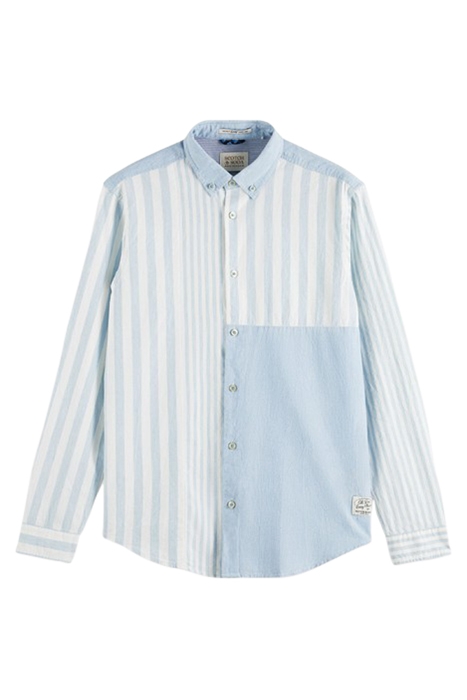 LIGHT WEIGHT CHAMBRAY MIX AND MATCH SHIRT SEA BLUE 1