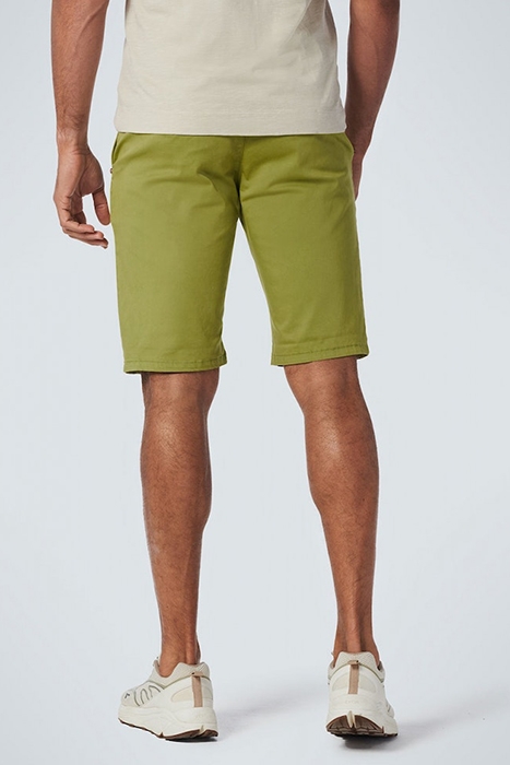 SHORT CHINO GARMENT DYED TWILL STRETCH LIGHT GREEN 2