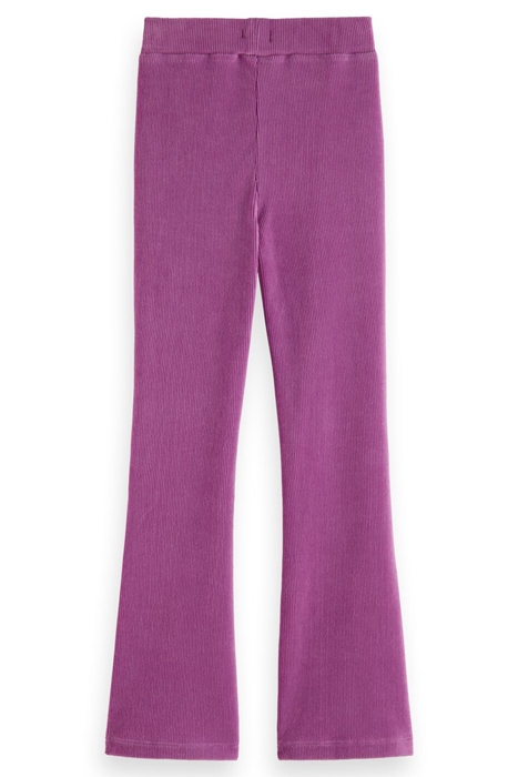 CORDUROY FLARED LEGGINGS MULBERRY 1