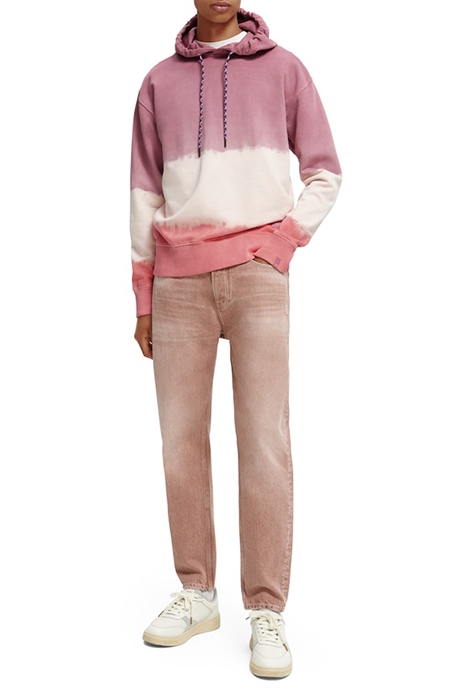 TIE-DYE ARTWORK RELAXED-FIT HOODIE COMBO D 4