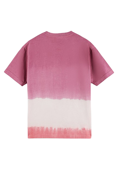 TIE-DYE CHEST ARTWORK T-SHIRT IN ORGANIC COTTON COMBO A 2