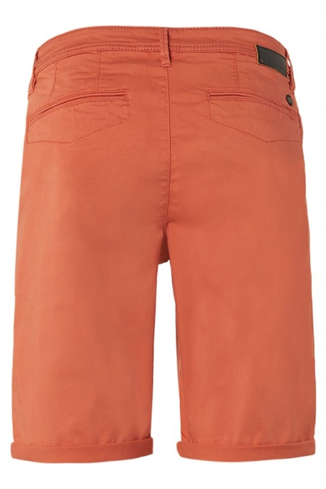 SHORT CHINO GARMENT DYED TWILL STRETCH PAPAYA 5