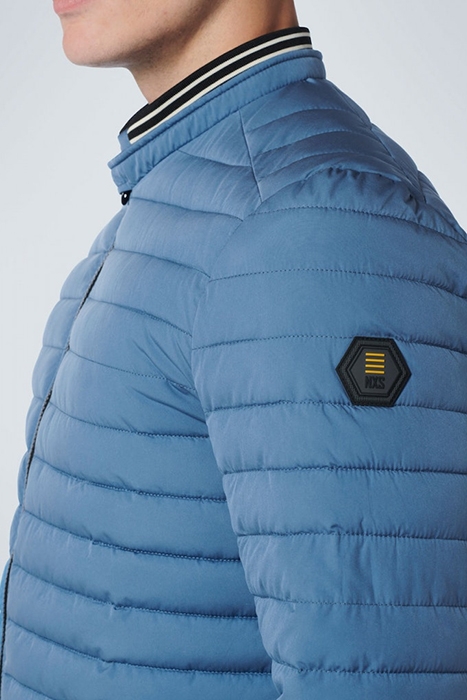 JACKET SHORT FIT PADDED BLUE 6