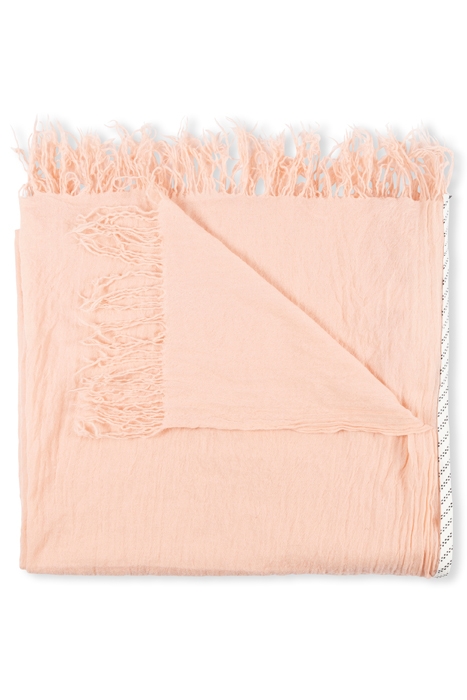 BOILED WOOL SCARF BABY PINK 2