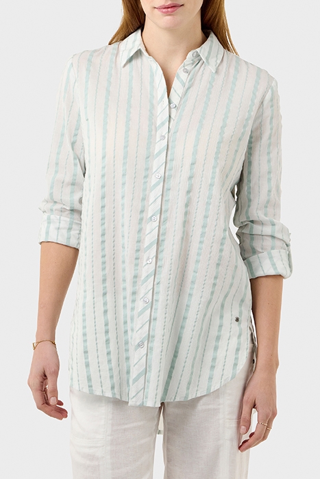 LONG STRIPED BLOUSE ICE MELT 1