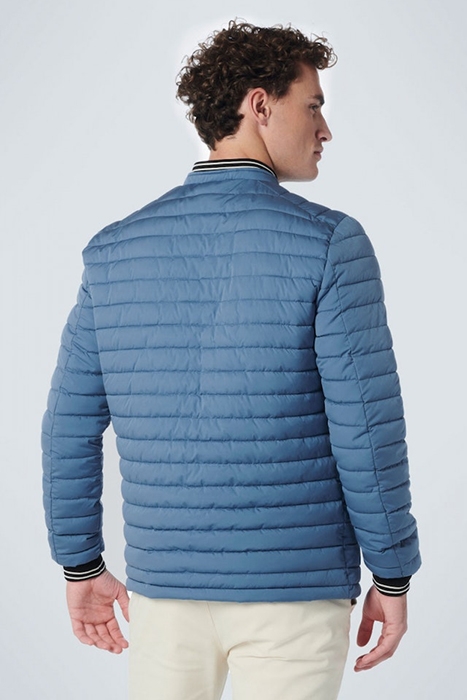 JACKET SHORT FIT PADDED BLUE 2