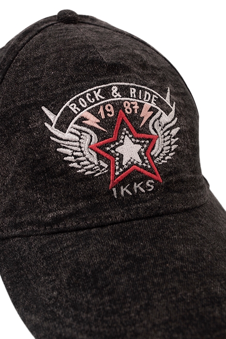 GIRLS’ GREY WINGED STAR IMAGE CAP 7