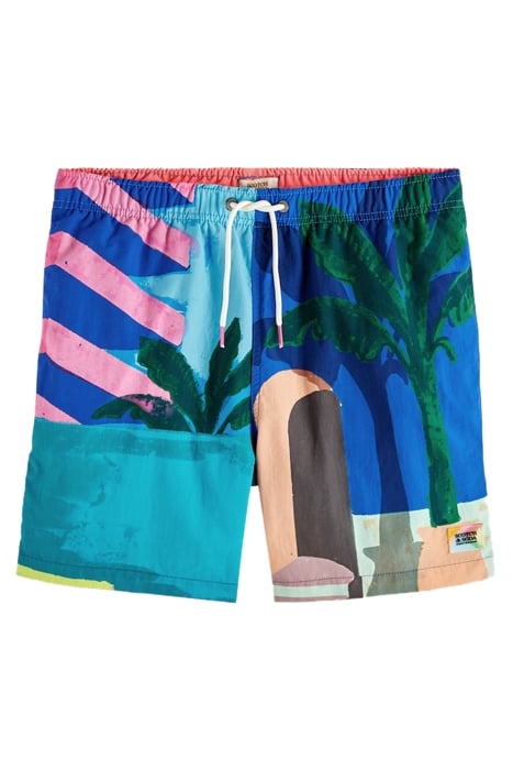 MID LENGTH - PLACEMENT PRINTED SWIMSHORT AOP SCENE 1