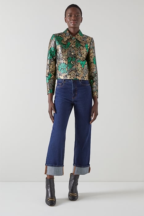 CHARLOTTE CROPPED JACKET MULTICOLOR 2