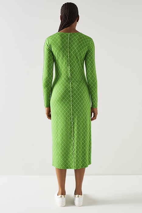 ANNIE MIDI DRESS LIME 2