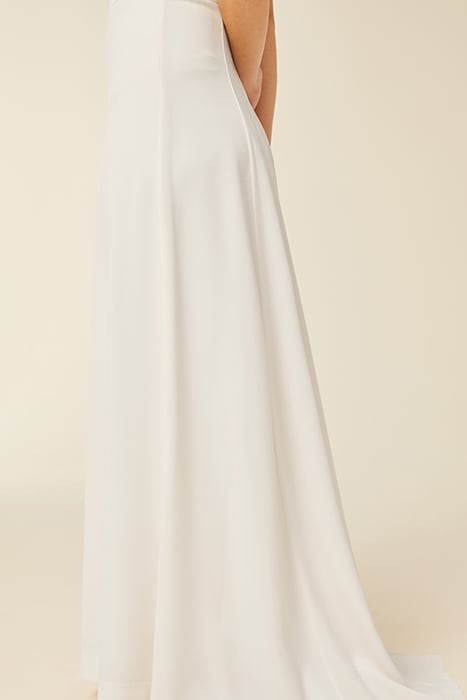 BRIDAL SATIN SKIRT SNOW WHITE 5