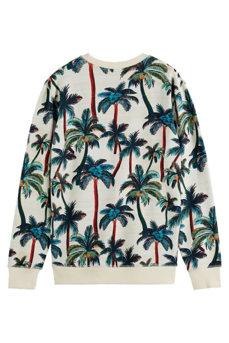PRINTED SWEATSHIRT OFFWHITE PALMTREES AOP 2